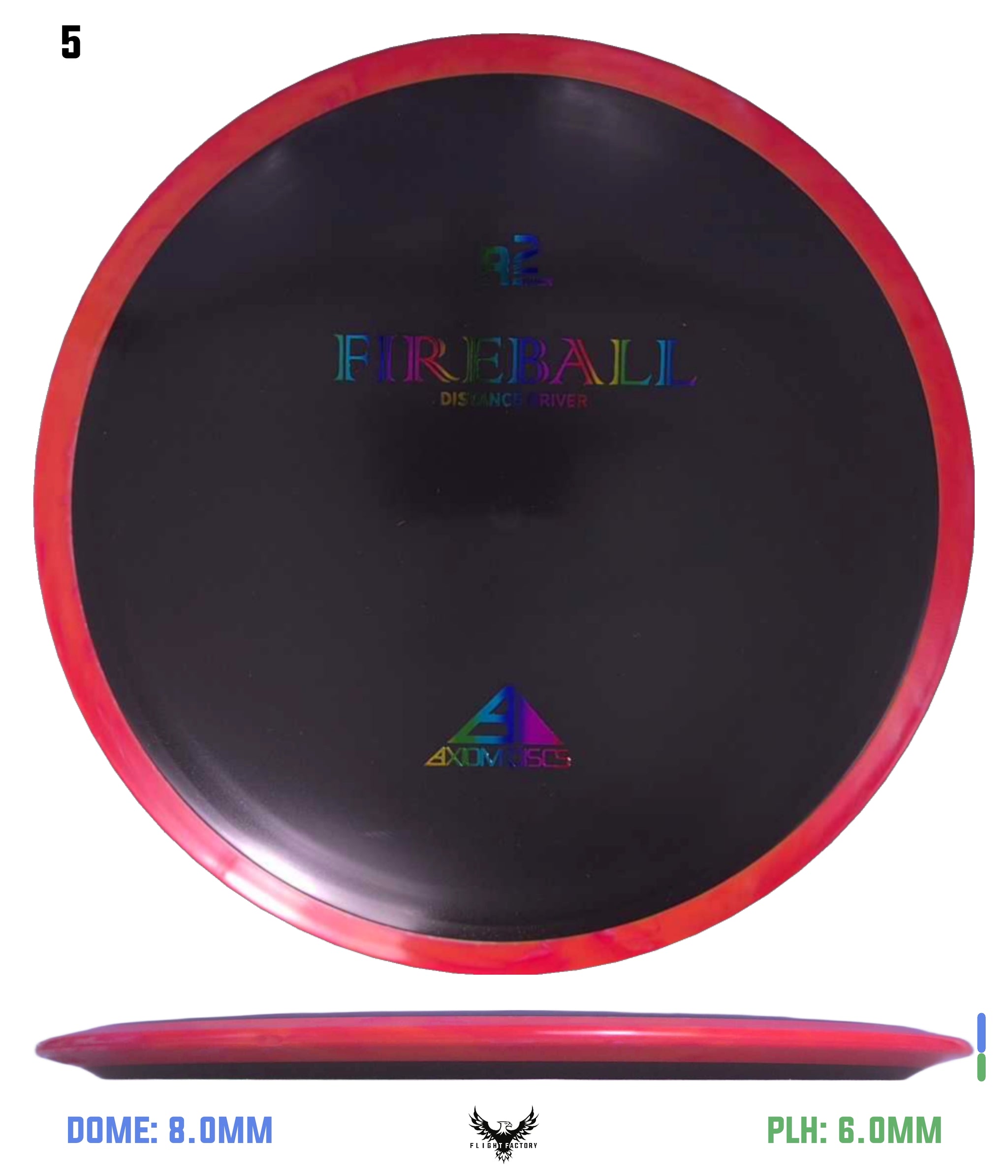 Axiom R2 Neutron Fireball - Flight Factory Discs