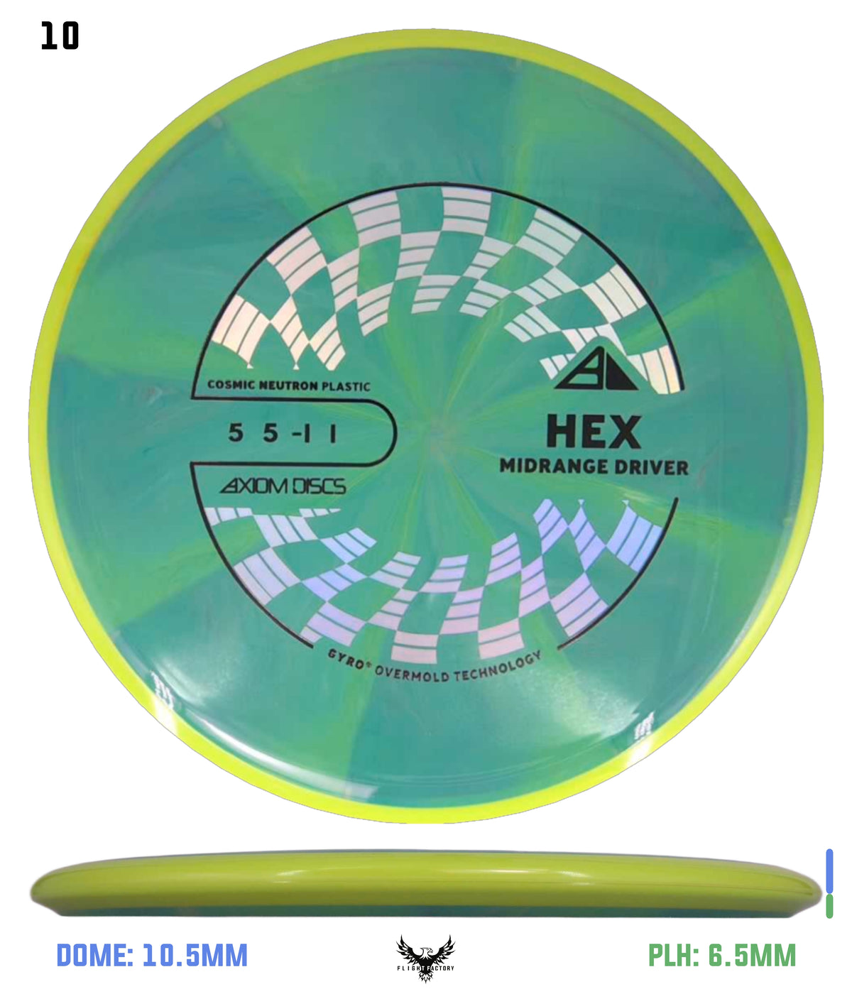 Axiom Cosmic Neutron Hex - New Stock Stamp