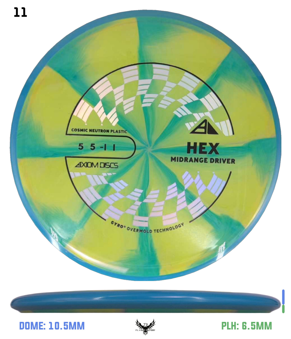 Axiom Cosmic Neutron Hex - New Stock Stamp