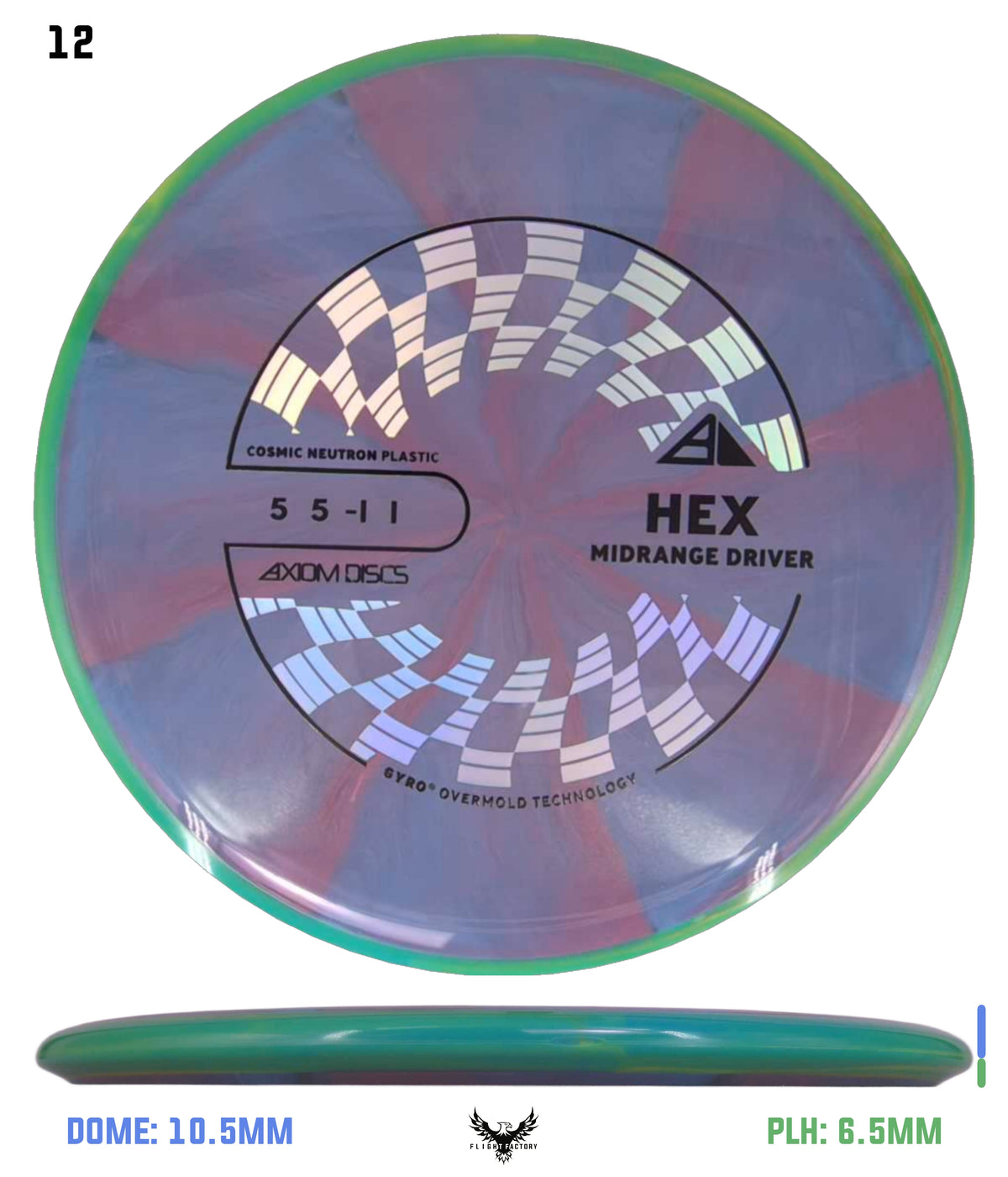 Axiom Cosmic Neutron Hex - New Stock Stamp