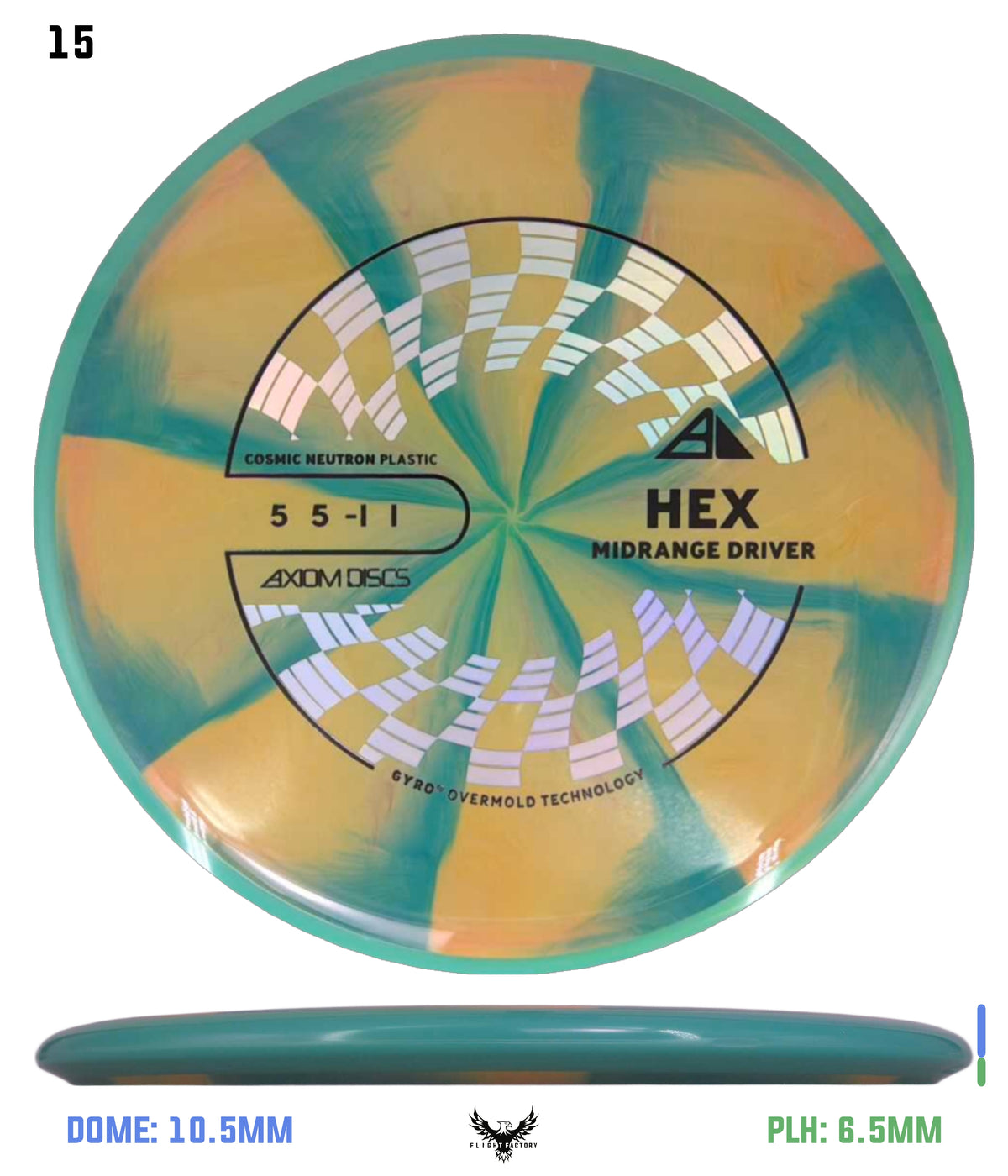 Axiom Cosmic Neutron Hex - New Stock Stamp