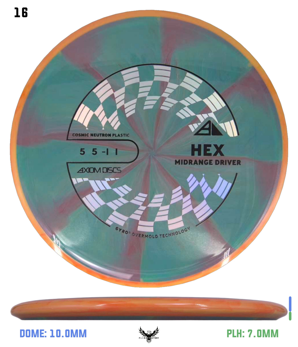 Axiom Cosmic Neutron Hex - New Stock Stamp