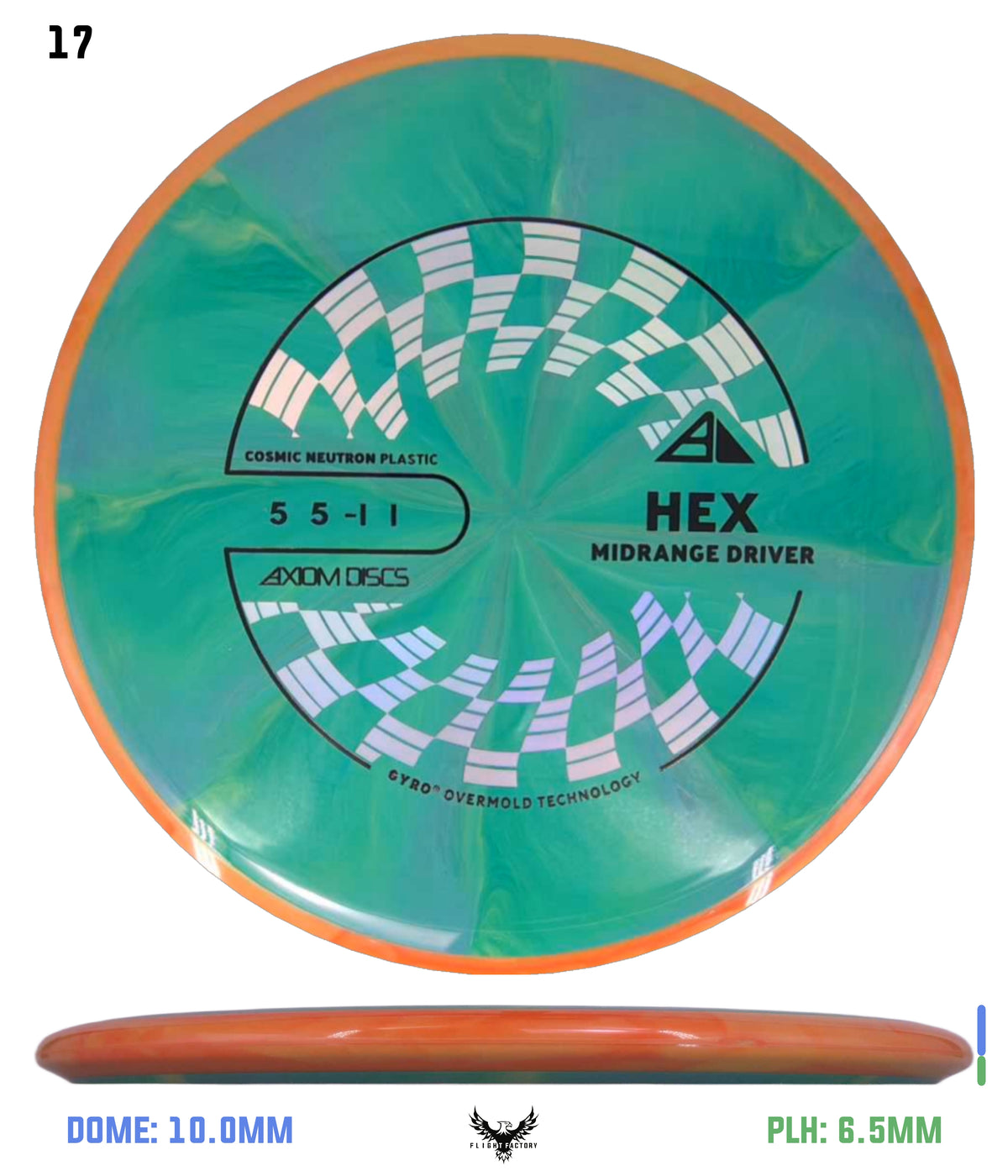 Axiom Cosmic Neutron Hex - New Stock Stamp