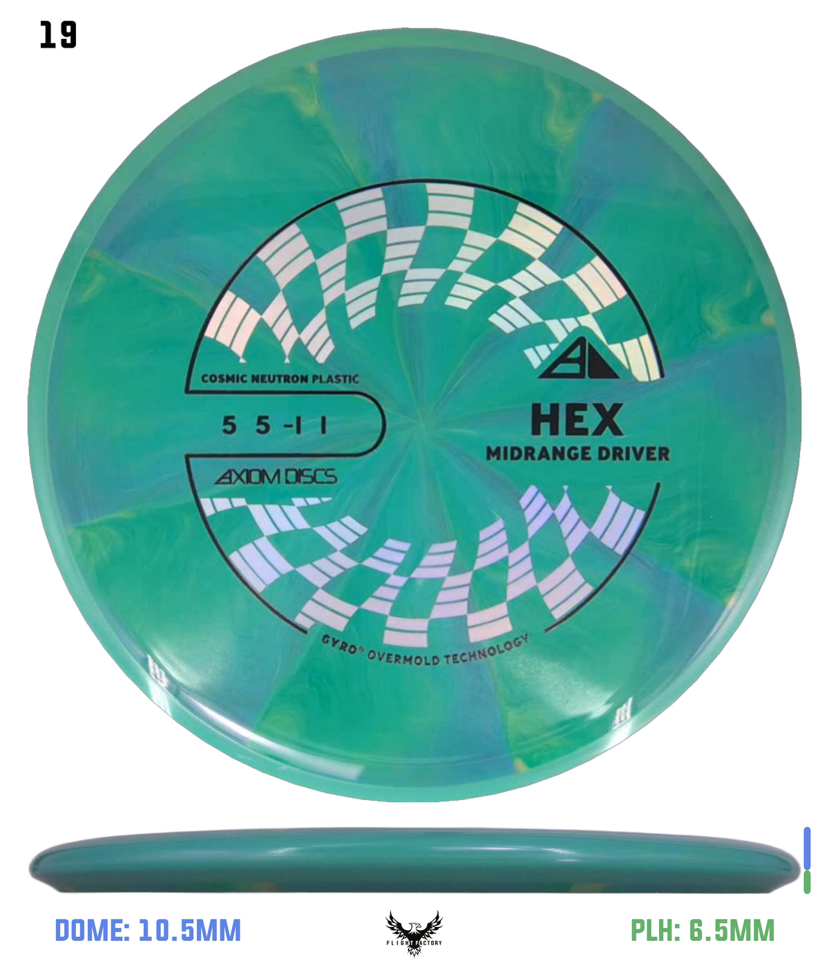 Axiom Cosmic Neutron Hex - New Stock Stamp