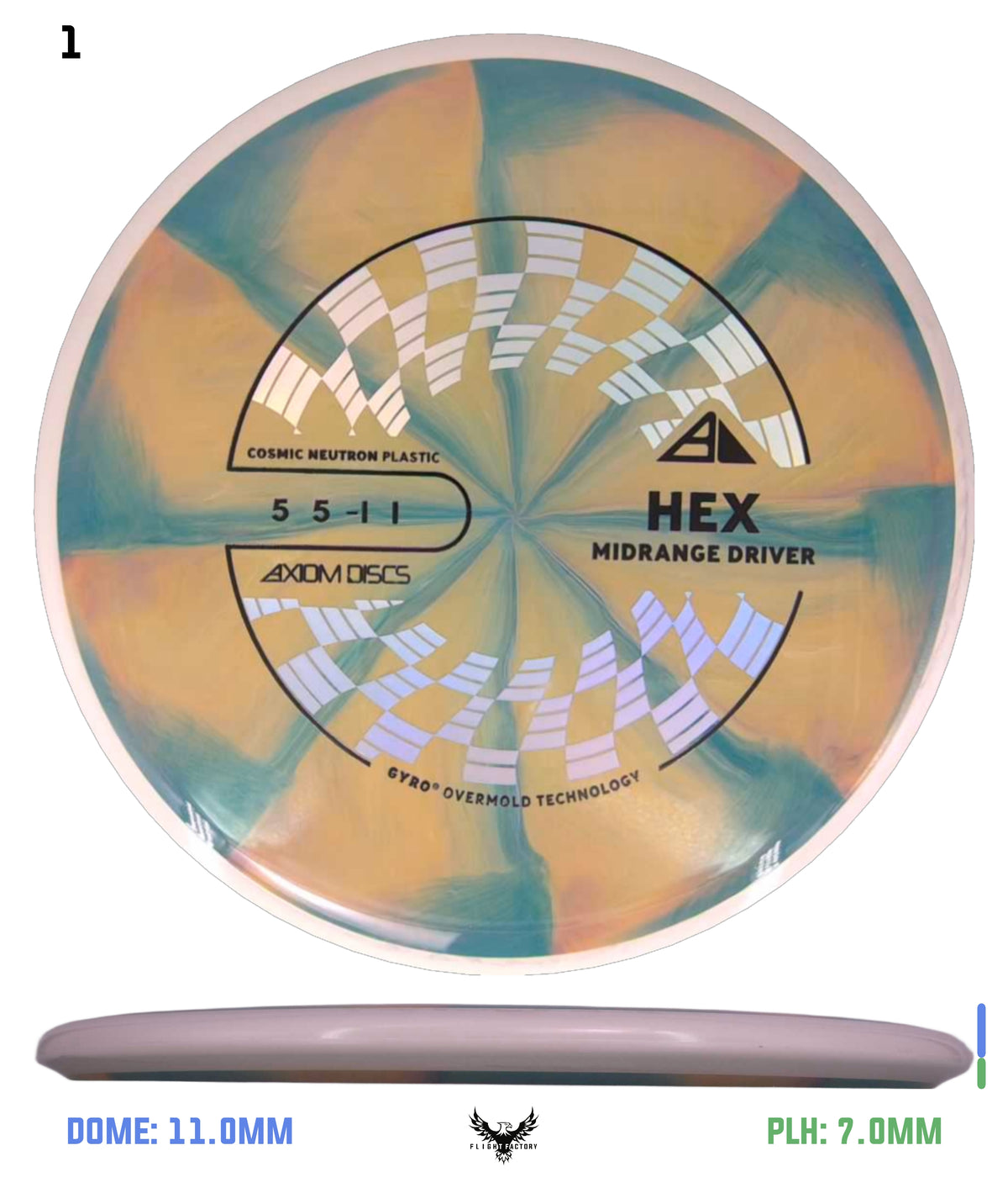 Axiom Cosmic Neutron Hex - New Stock Stamp