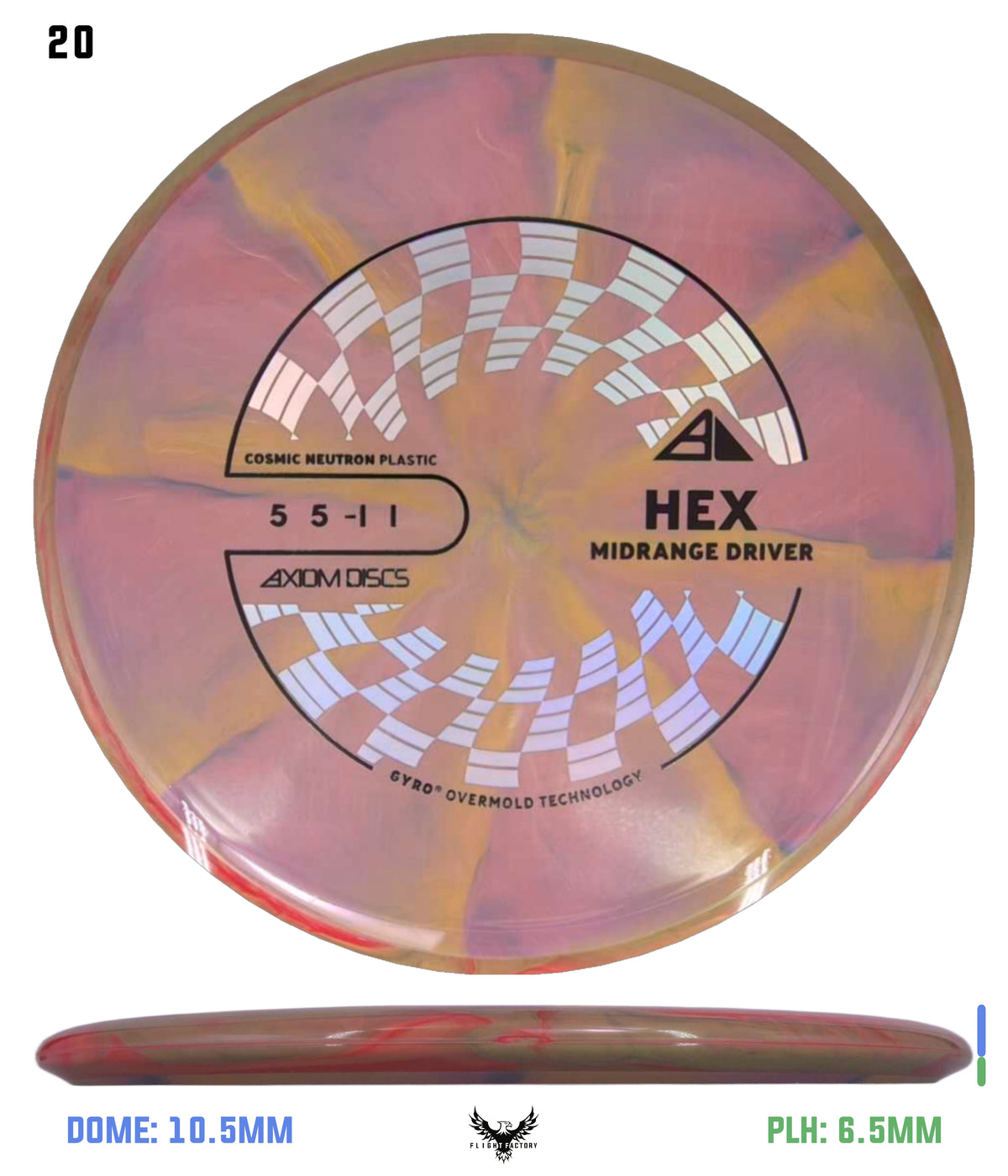 Axiom Cosmic Neutron Hex - New Stock Stamp