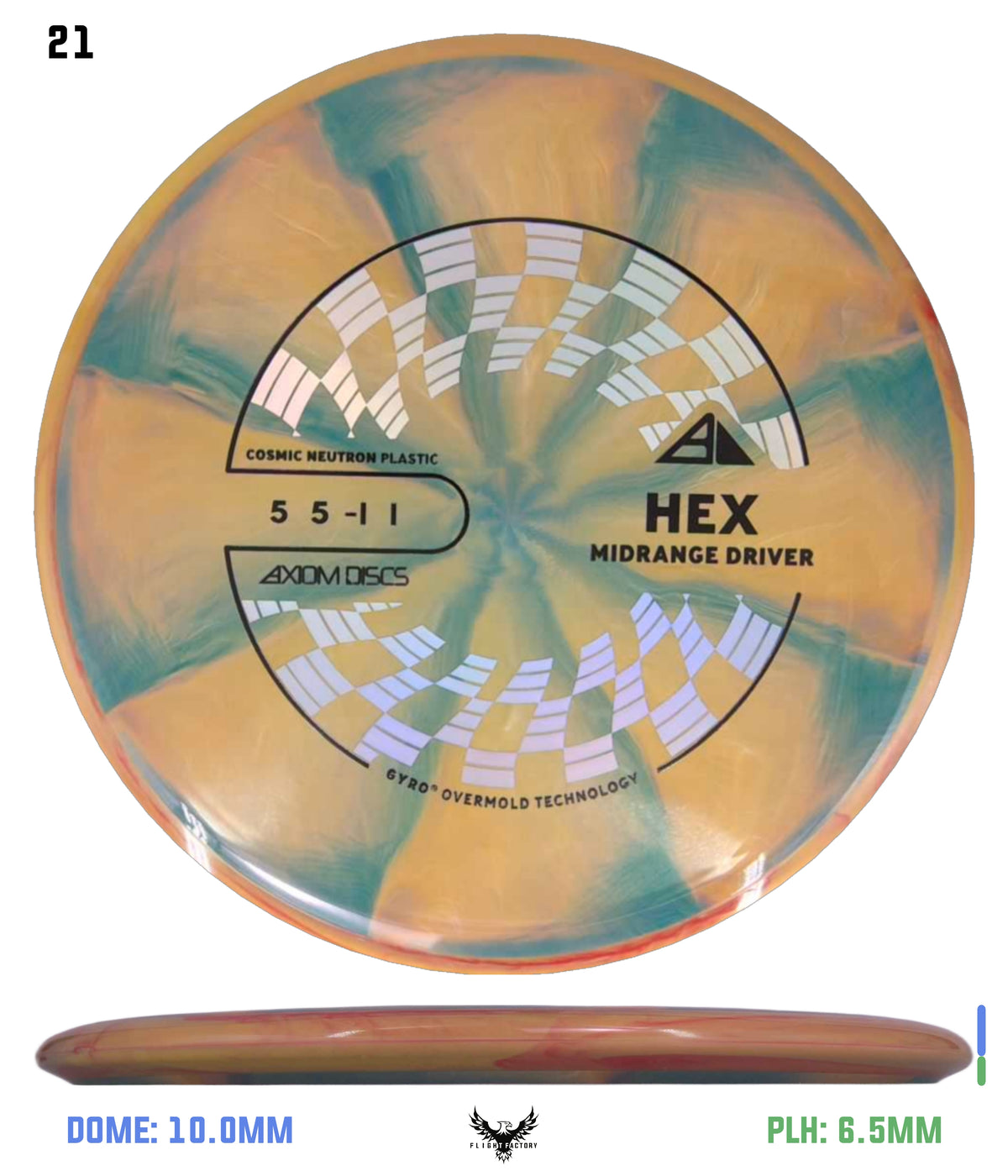 Axiom Cosmic Neutron Hex - New Stock Stamp