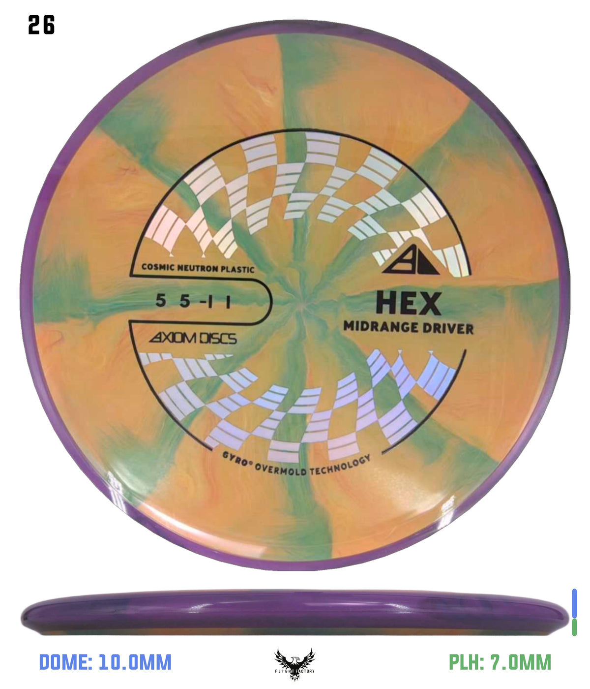 Axiom Cosmic Neutron Hex - New Stock Stamp