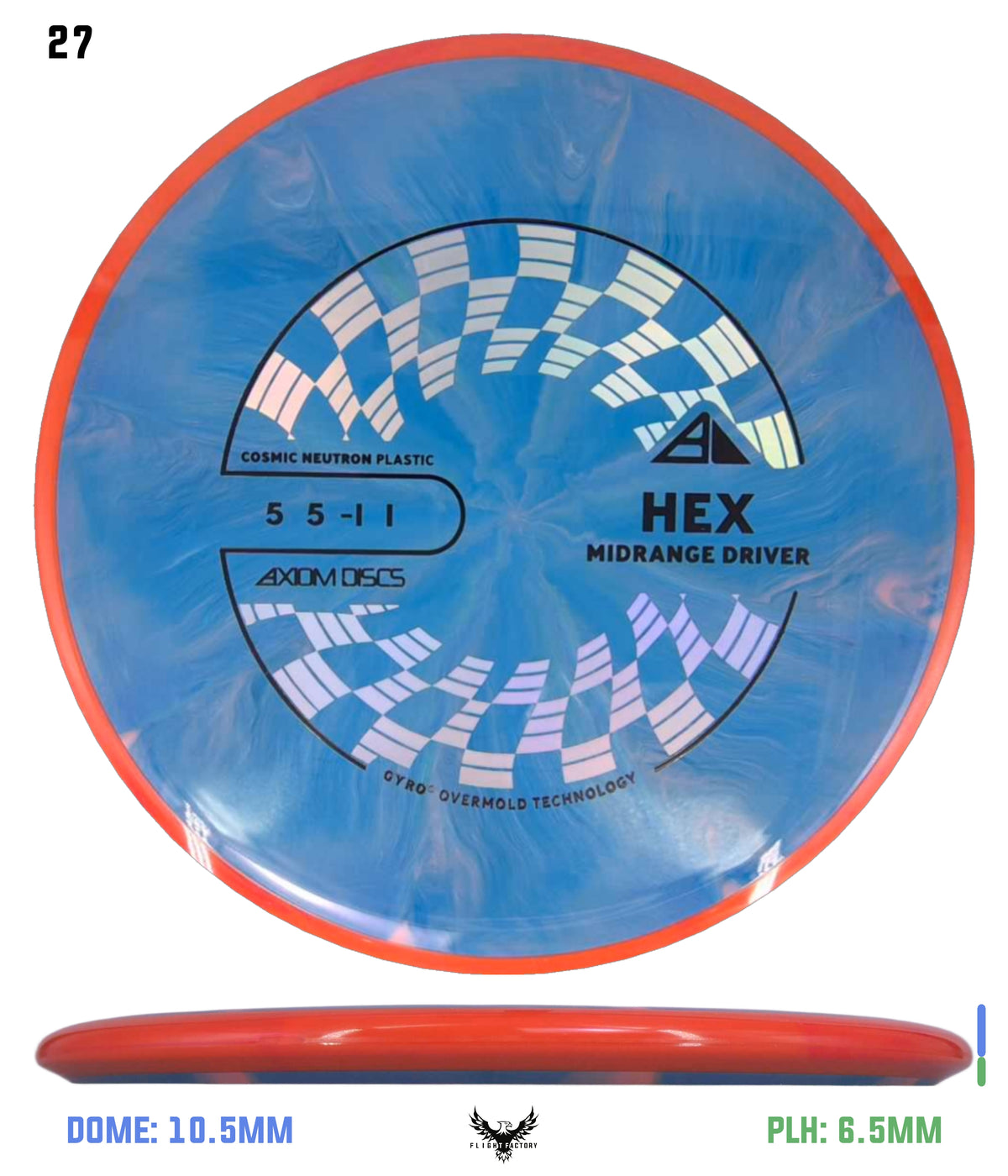 Axiom Cosmic Neutron Hex - New Stock Stamp