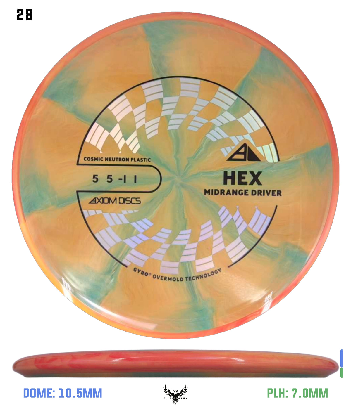 Axiom Cosmic Neutron Hex - New Stock Stamp