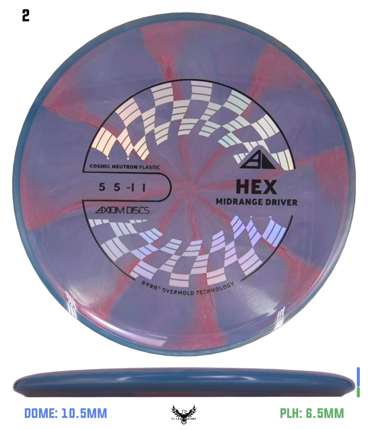 Axiom Cosmic Neutron Hex - New Stock Stamp