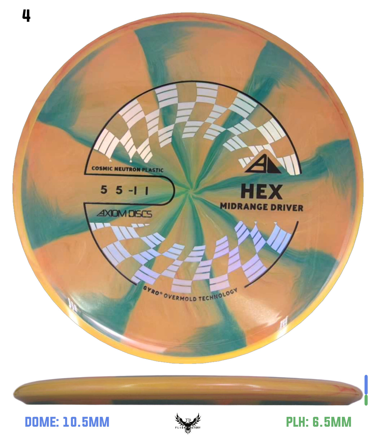 Axiom Cosmic Neutron Hex - New Stock Stamp