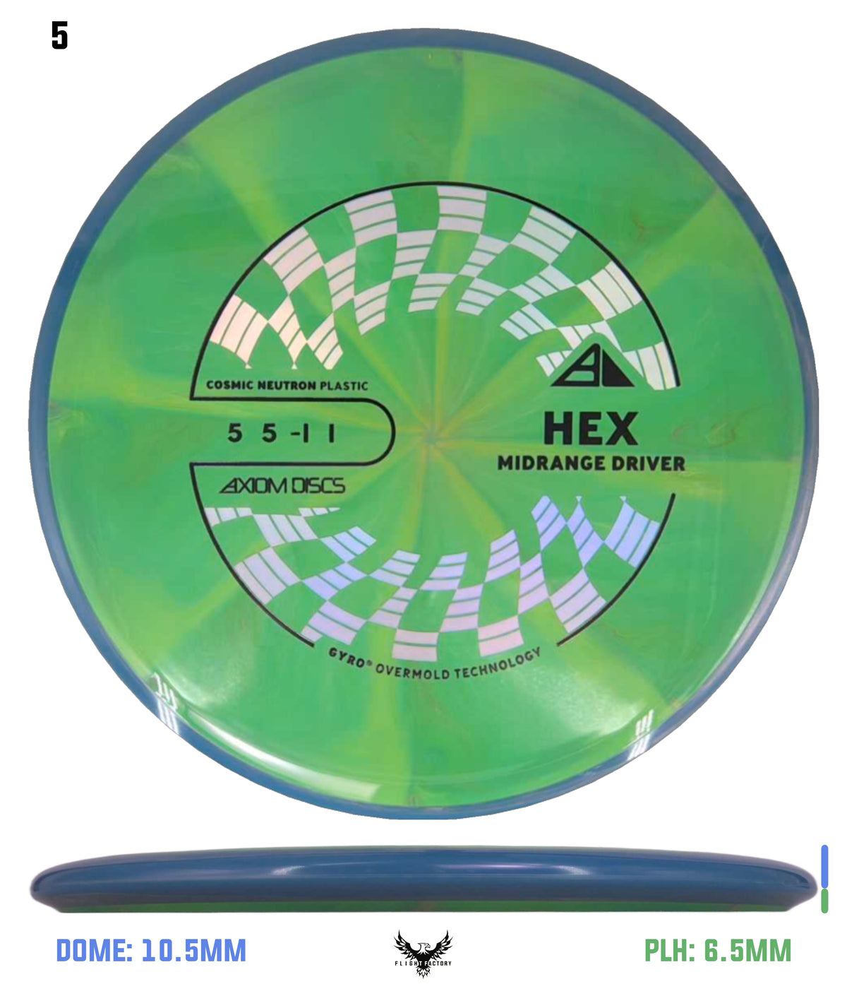Axiom Cosmic Neutron Hex - New Stock Stamp