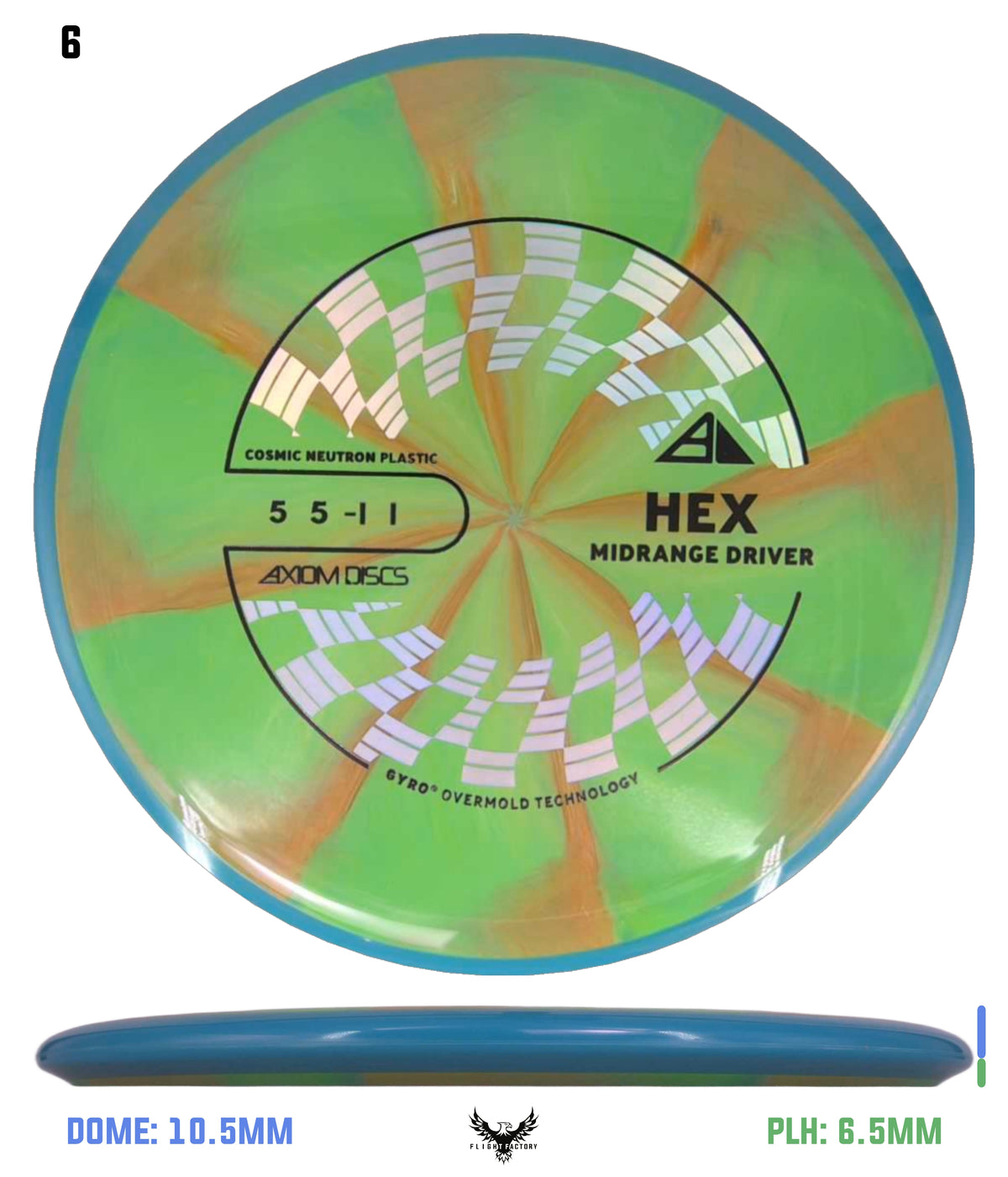 Axiom Cosmic Neutron Hex - New Stock Stamp