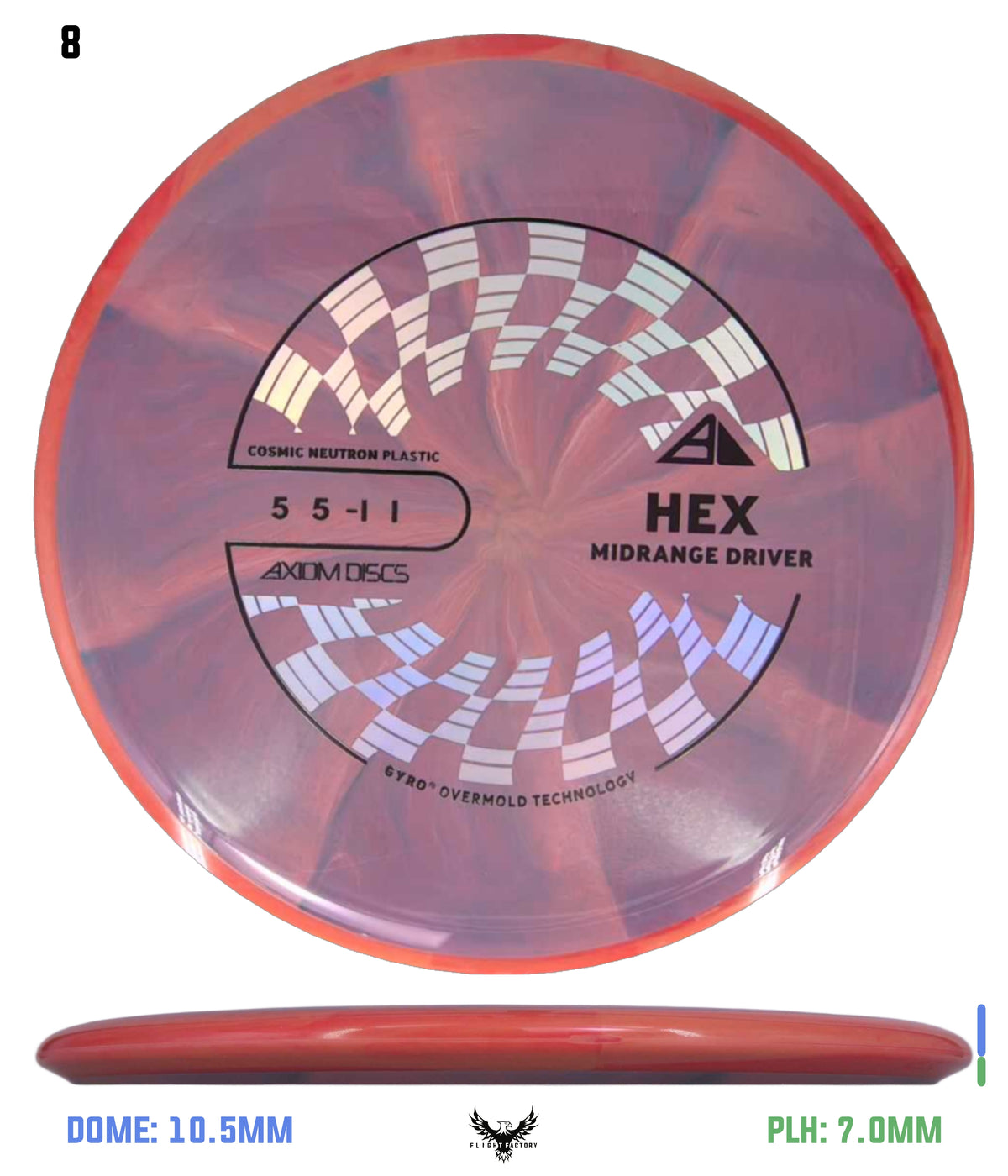 Axiom Cosmic Neutron Hex - New Stock Stamp