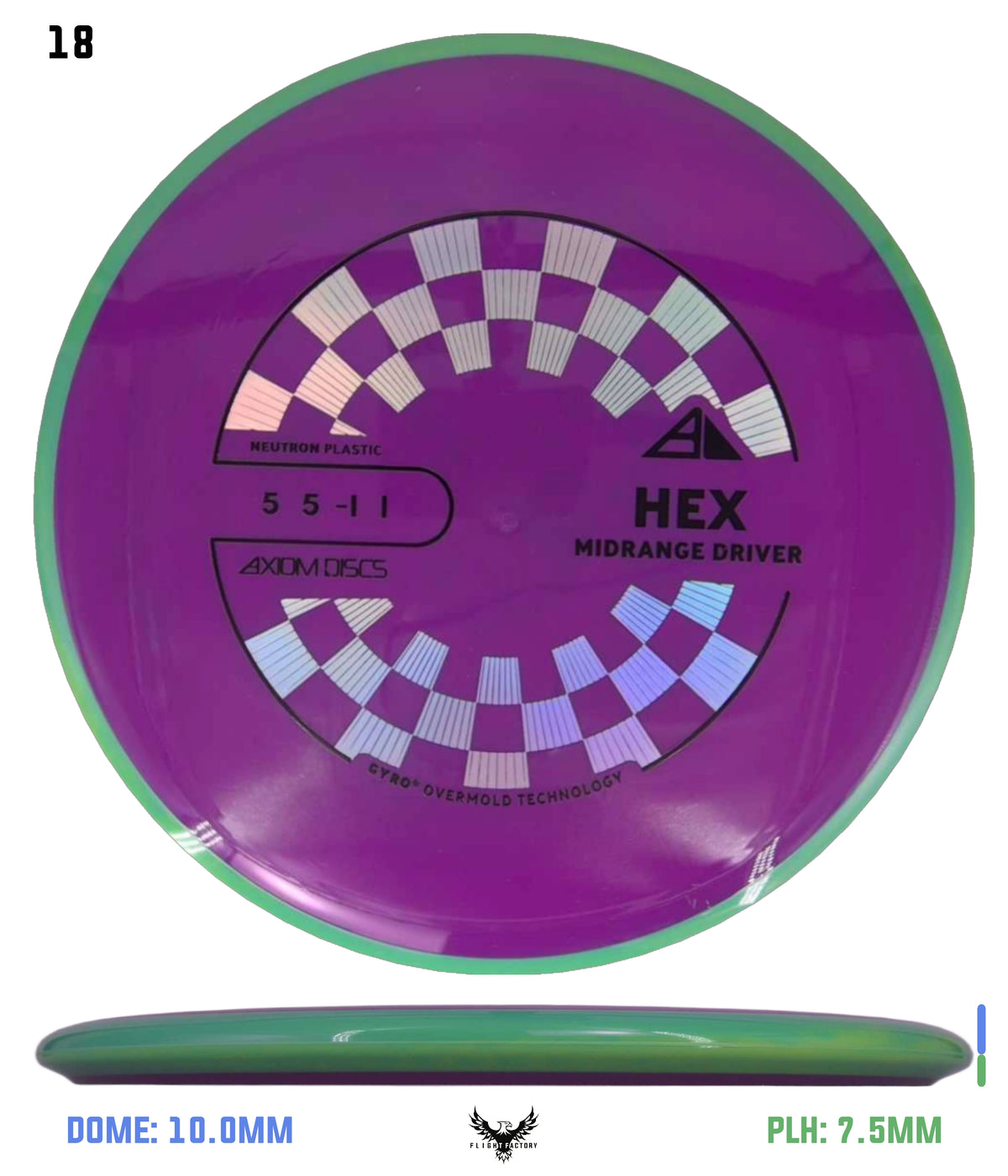 Axiom Neutron Hex - New Stock Stamp