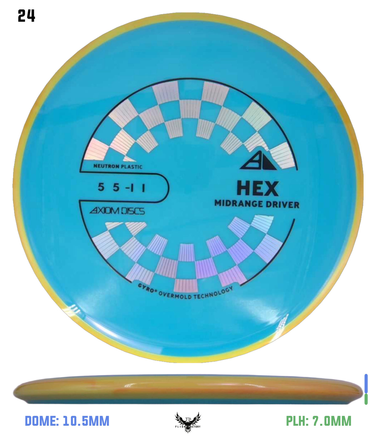 Axiom Neutron Hex - New Stock Stamp