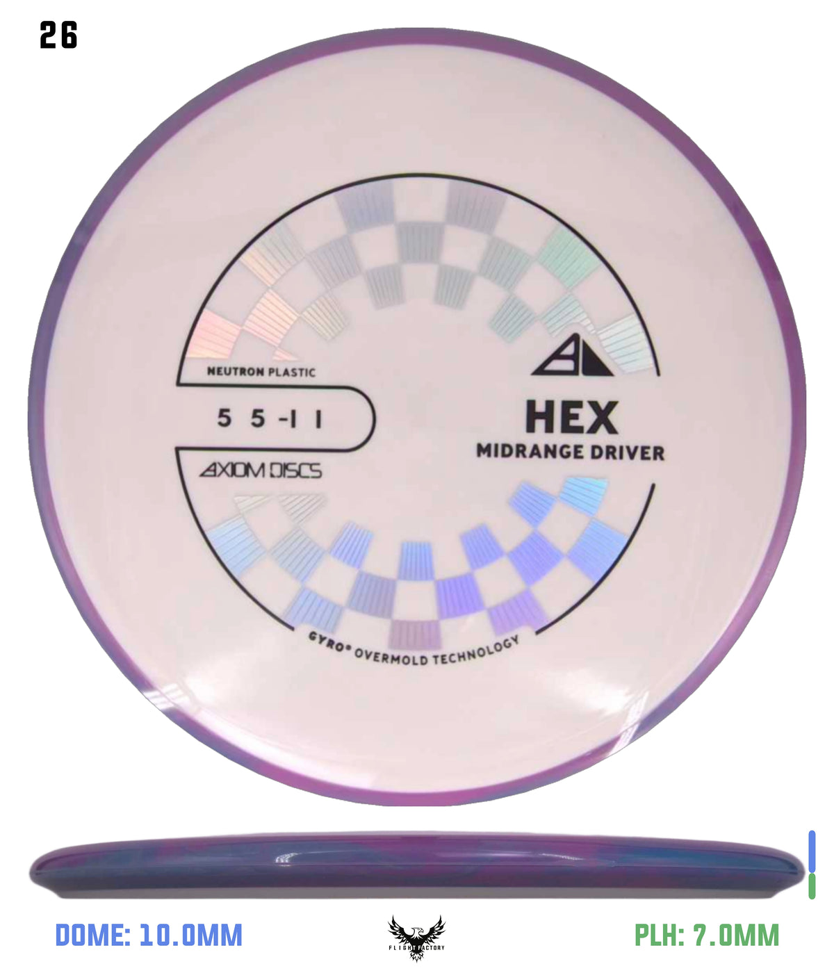 Axiom Neutron Hex - New Stock Stamp