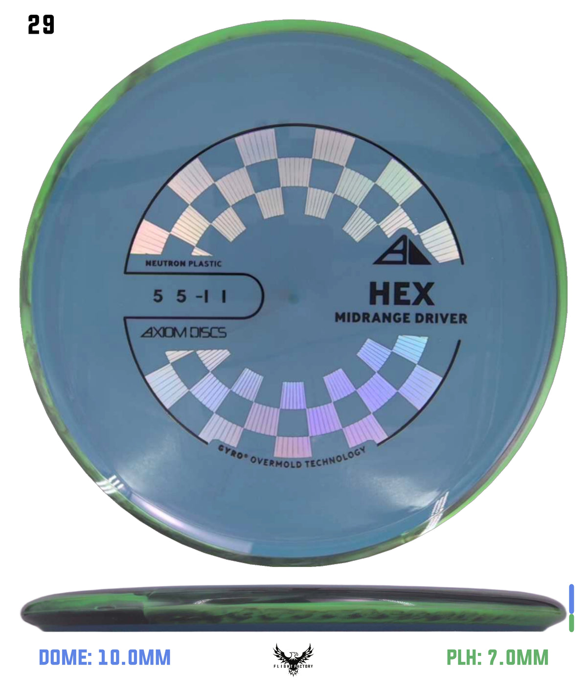 Axiom Neutron Hex - New Stock Stamp