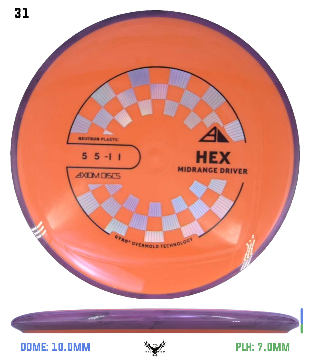 Axiom Neutron Hex - New Stock Stamp