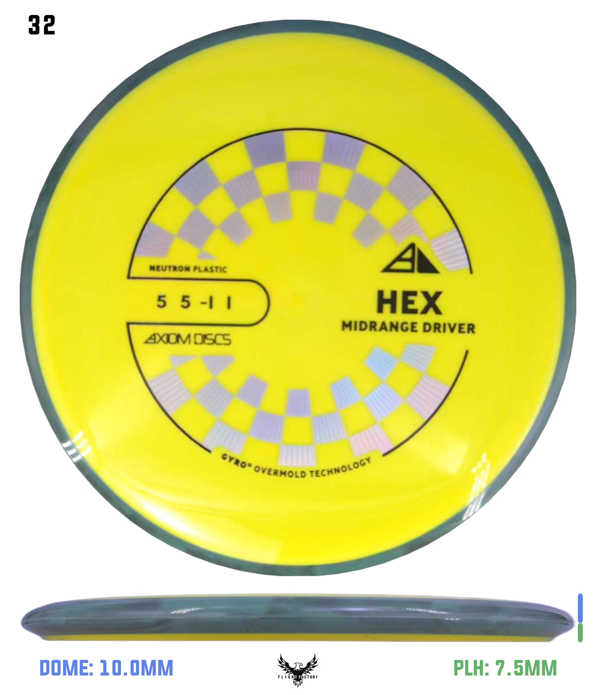 Axiom Neutron Hex - New Stock Stamp