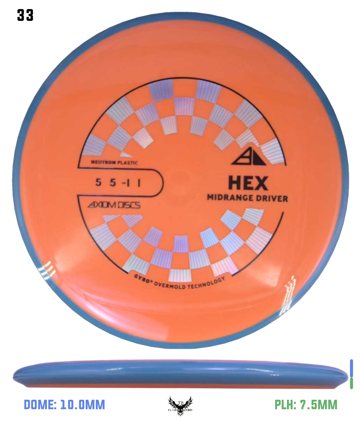 Axiom Neutron Hex - New Stock Stamp