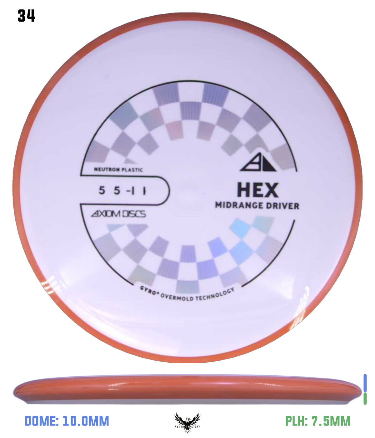 Axiom Neutron Hex - New Stock Stamp