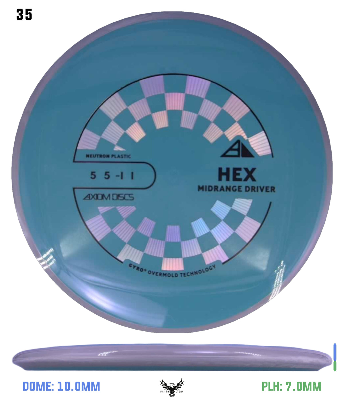Axiom Neutron Hex - New Stock Stamp