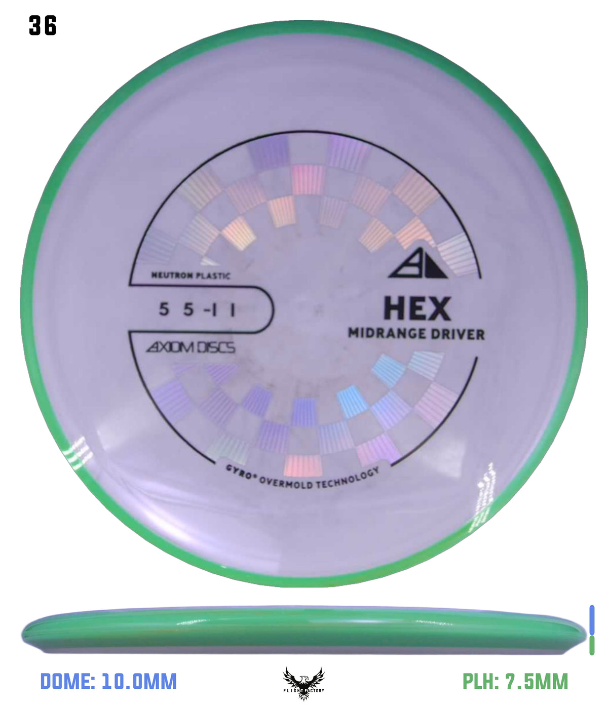 Axiom Neutron Hex - New Stock Stamp