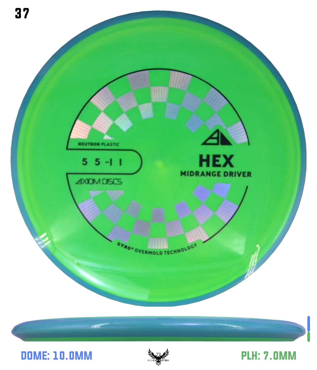 Axiom Neutron Hex - New Stock Stamp