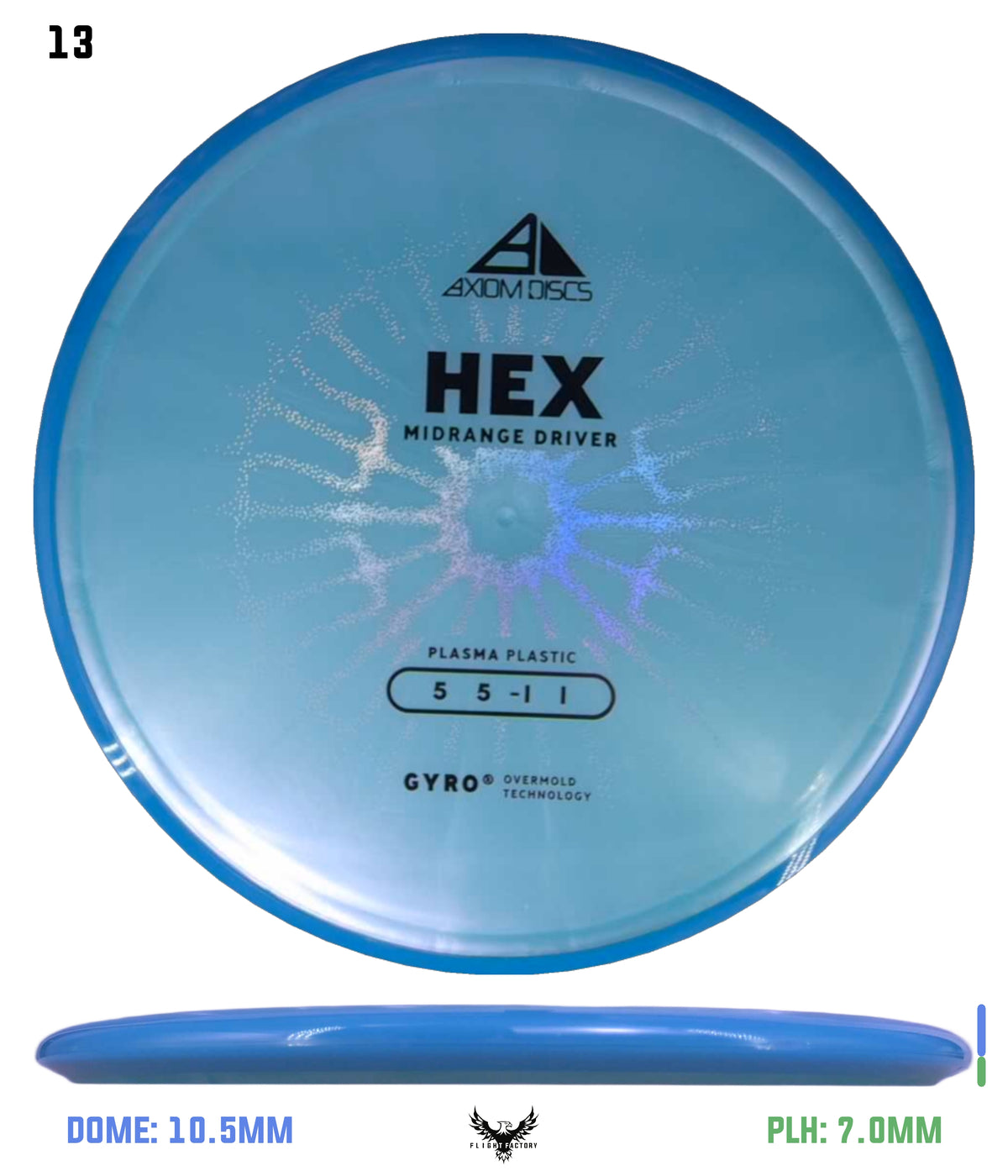 Axiom Plasma Hex - New Stock Stamp