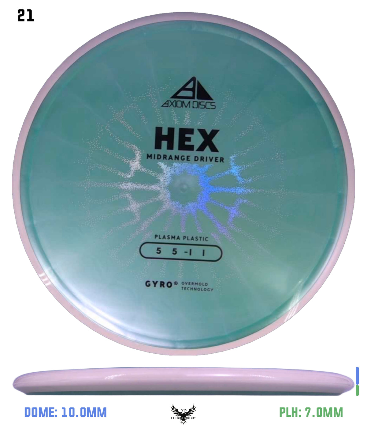 Axiom Plasma Hex - New Stock Stamp