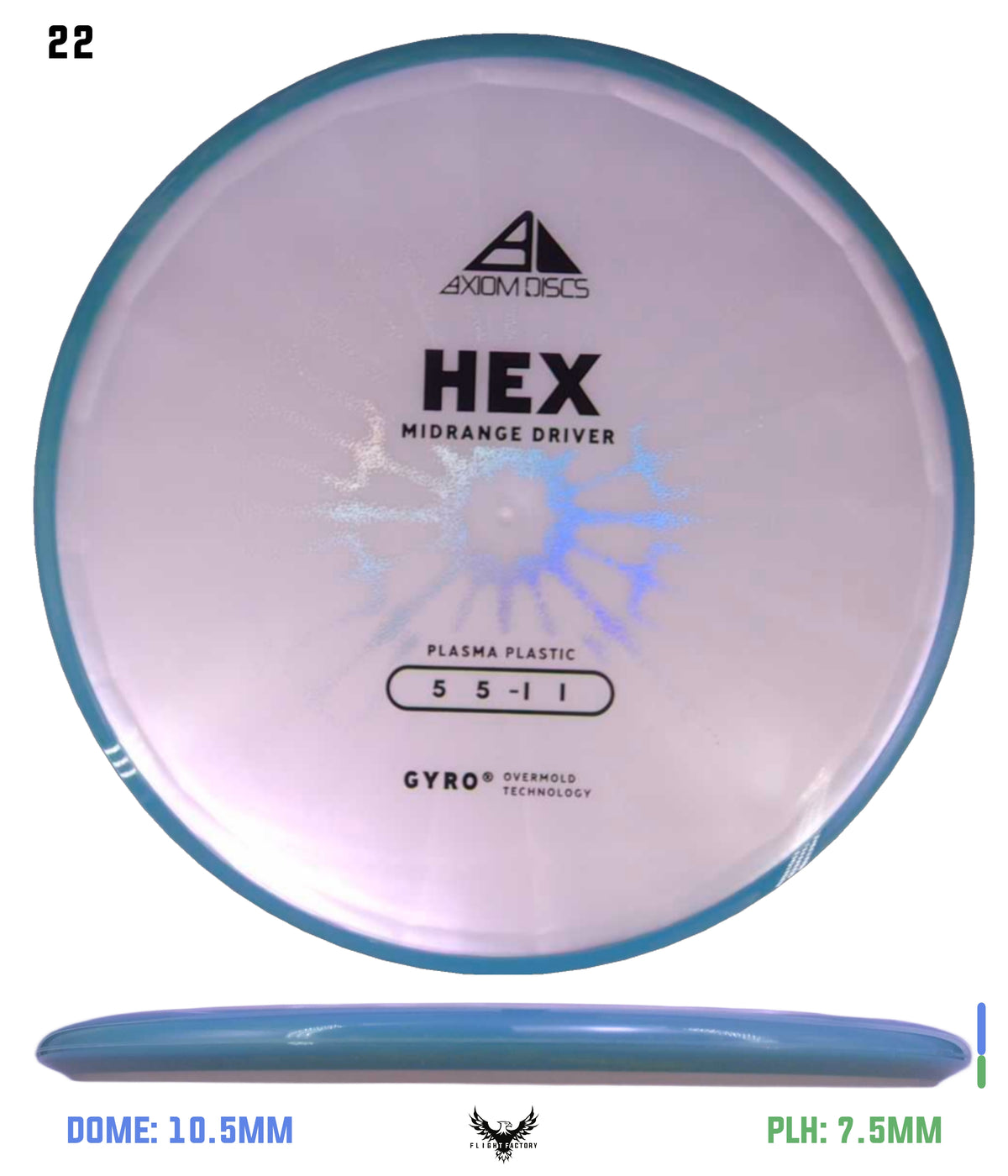 Axiom Plasma Hex - New Stock Stamp