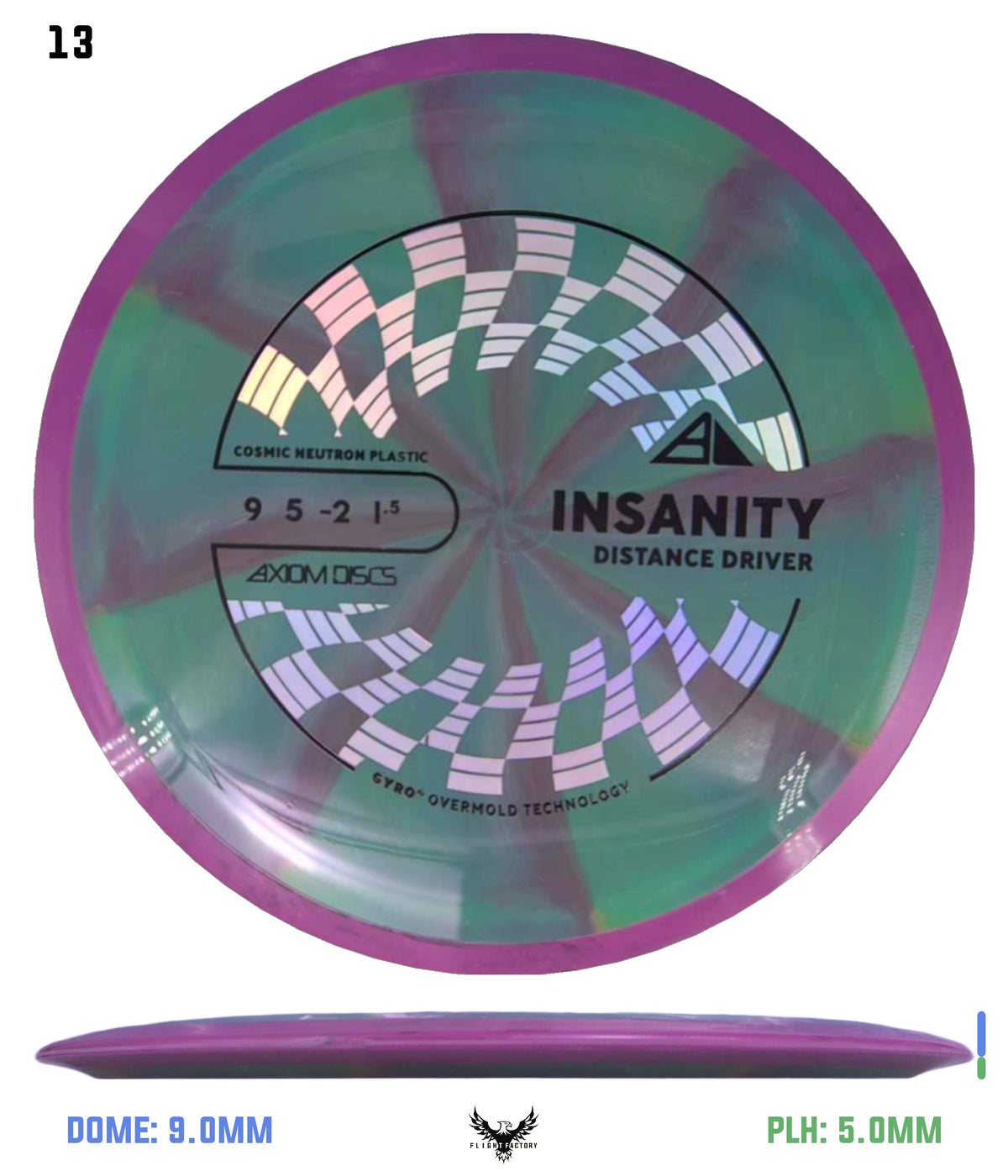 Axiom Cosmic Neutron Insanity - New Stock Stamp
