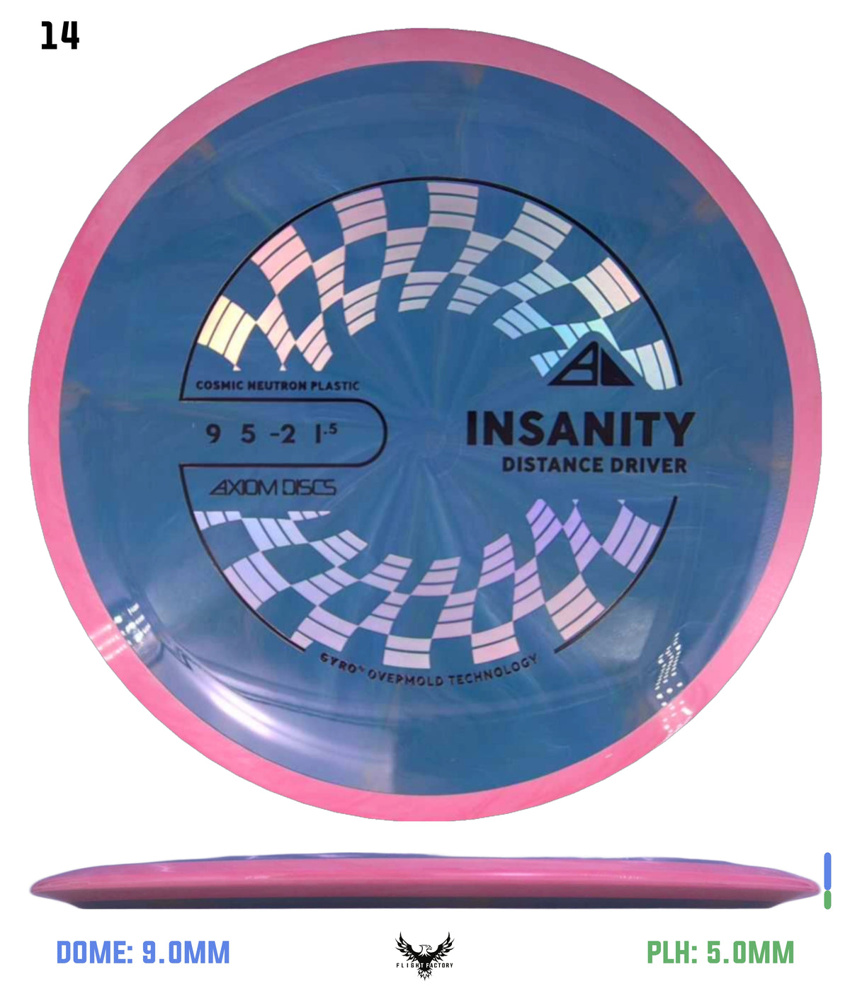 Axiom Cosmic Neutron Insanity - New Stock Stamp