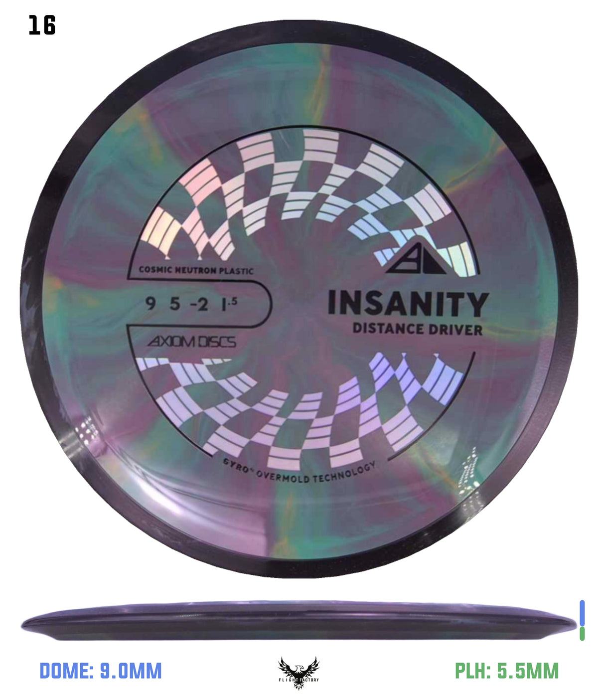 Axiom Cosmic Neutron Insanity - New Stock Stamp