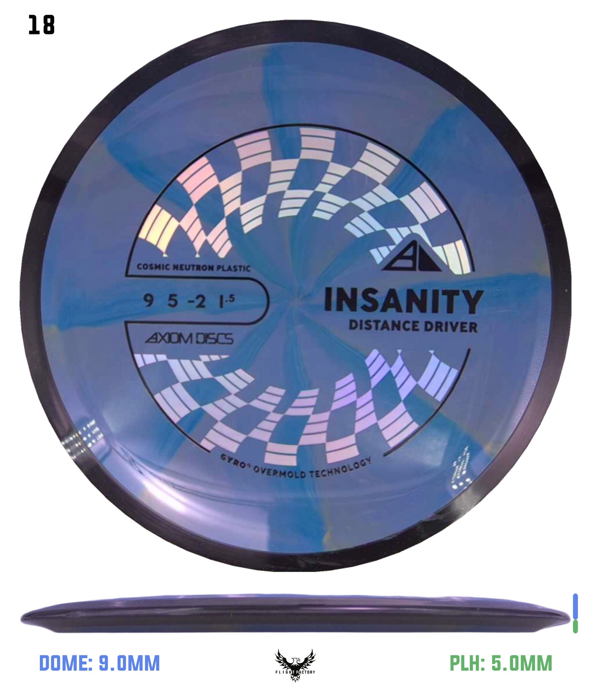 Axiom Cosmic Neutron Insanity - New Stock Stamp