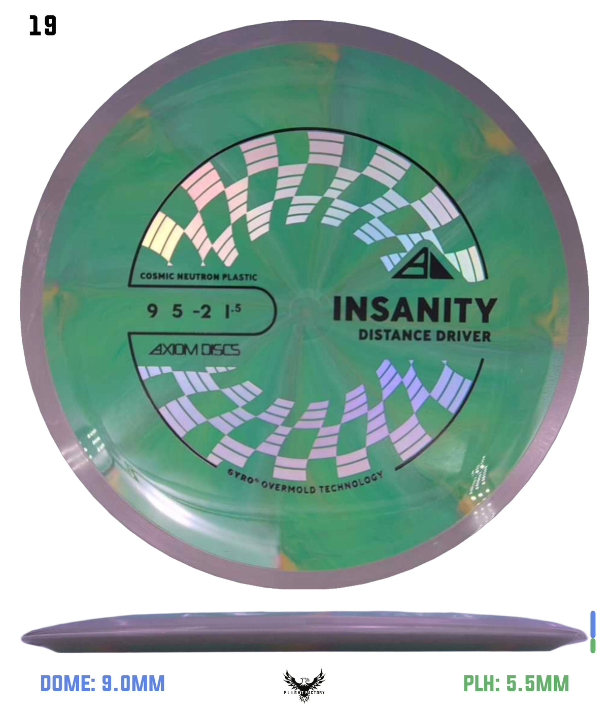 Axiom Cosmic Neutron Insanity - New Stock Stamp