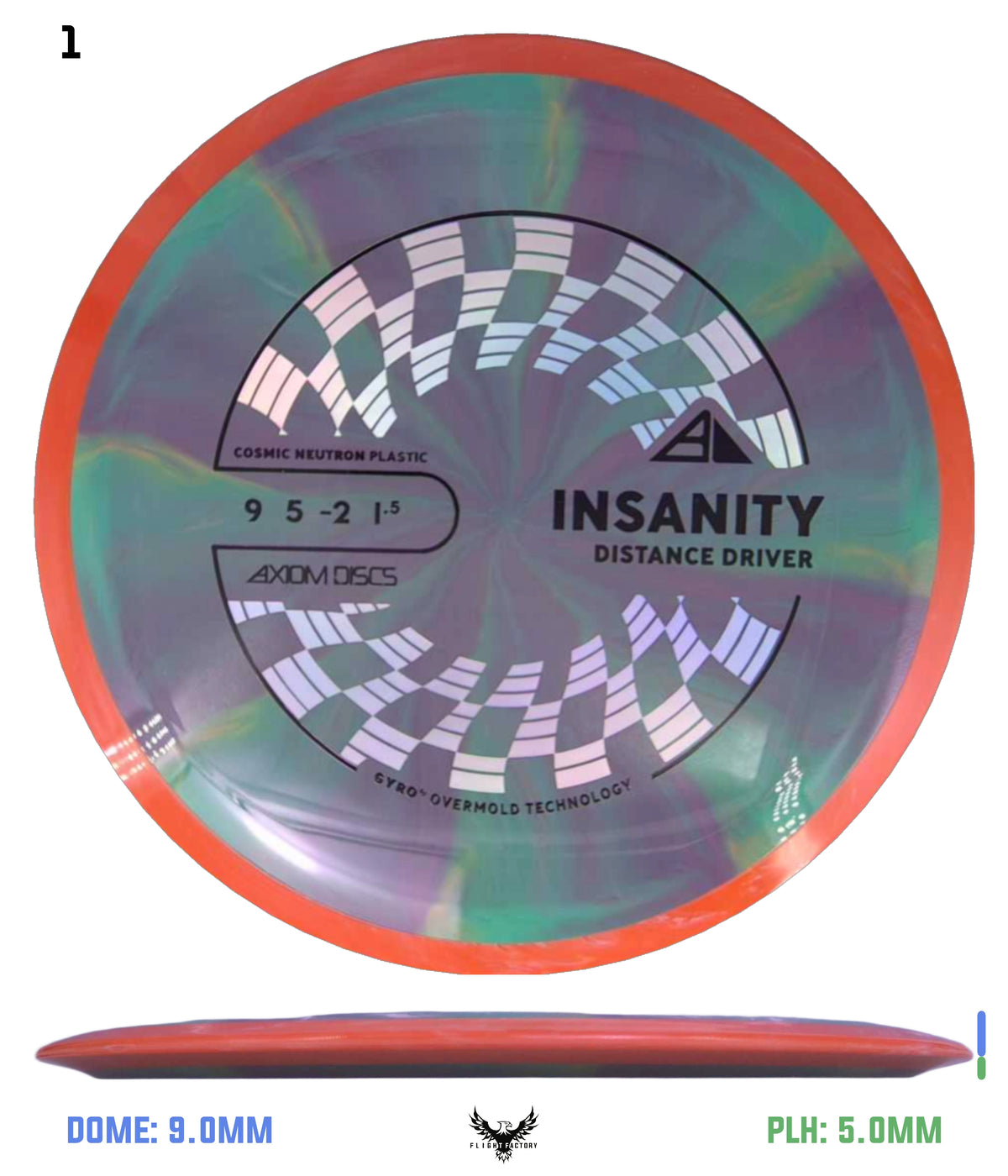 Axiom Cosmic Neutron Insanity - New Stock Stamp