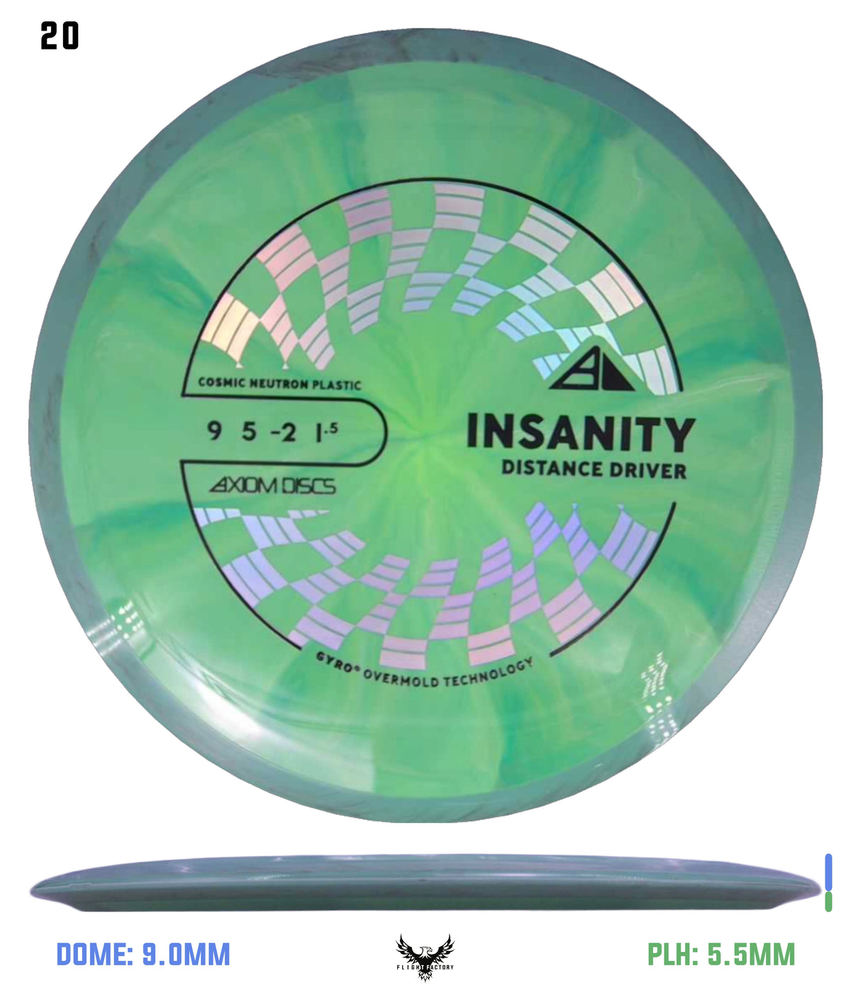 Axiom Cosmic Neutron Insanity - New Stock Stamp