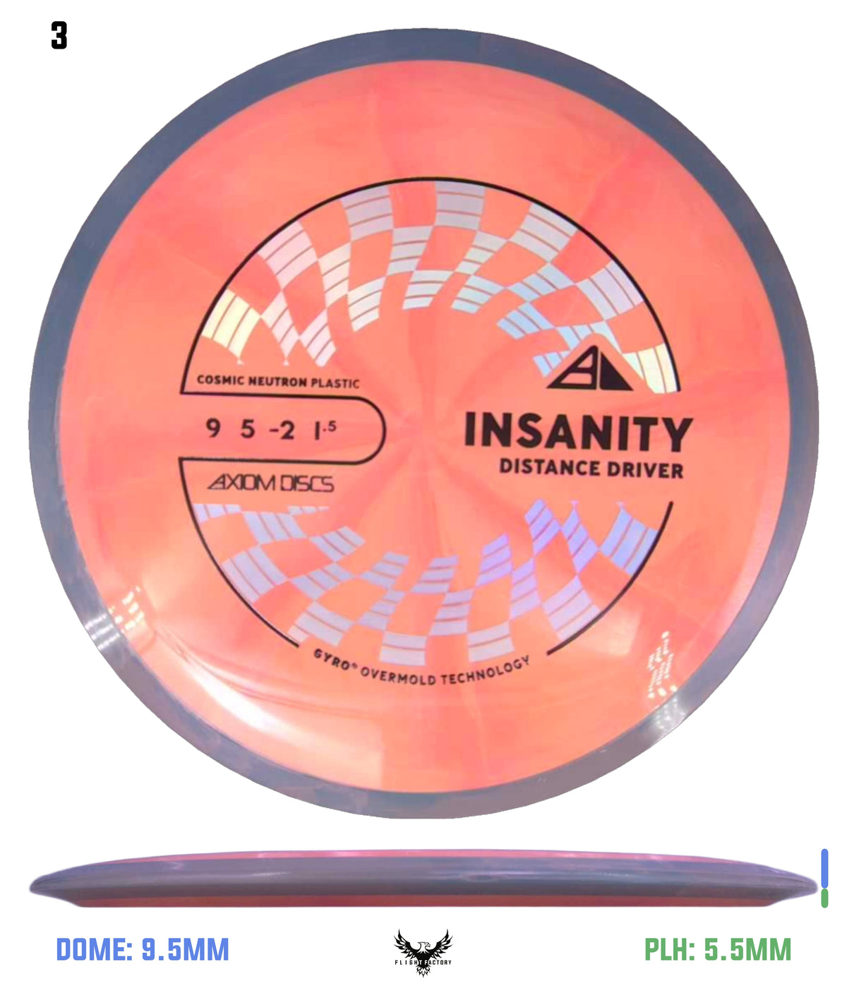 Axiom Cosmic Neutron Insanity - New Stock Stamp