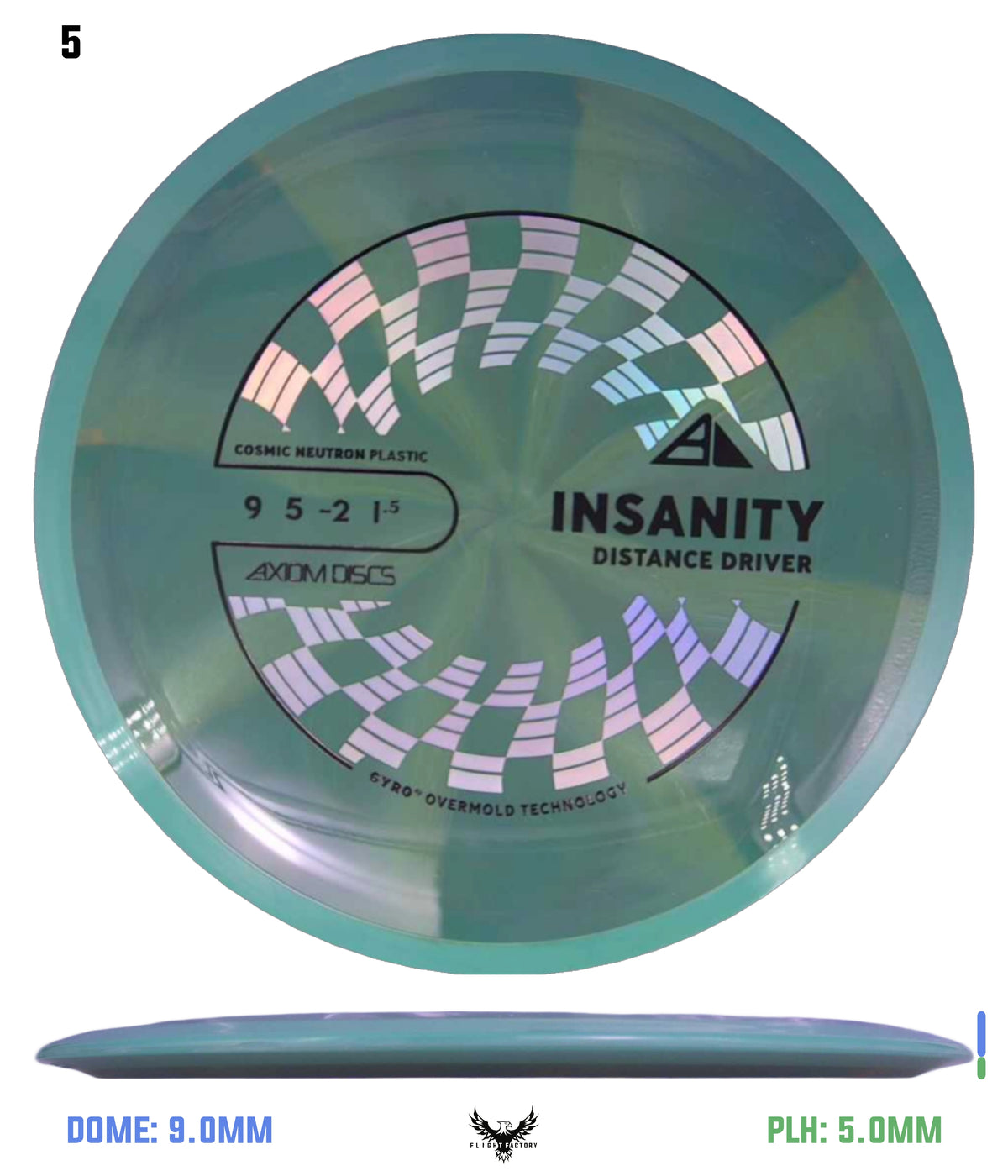 Axiom Cosmic Neutron Insanity - New Stock Stamp