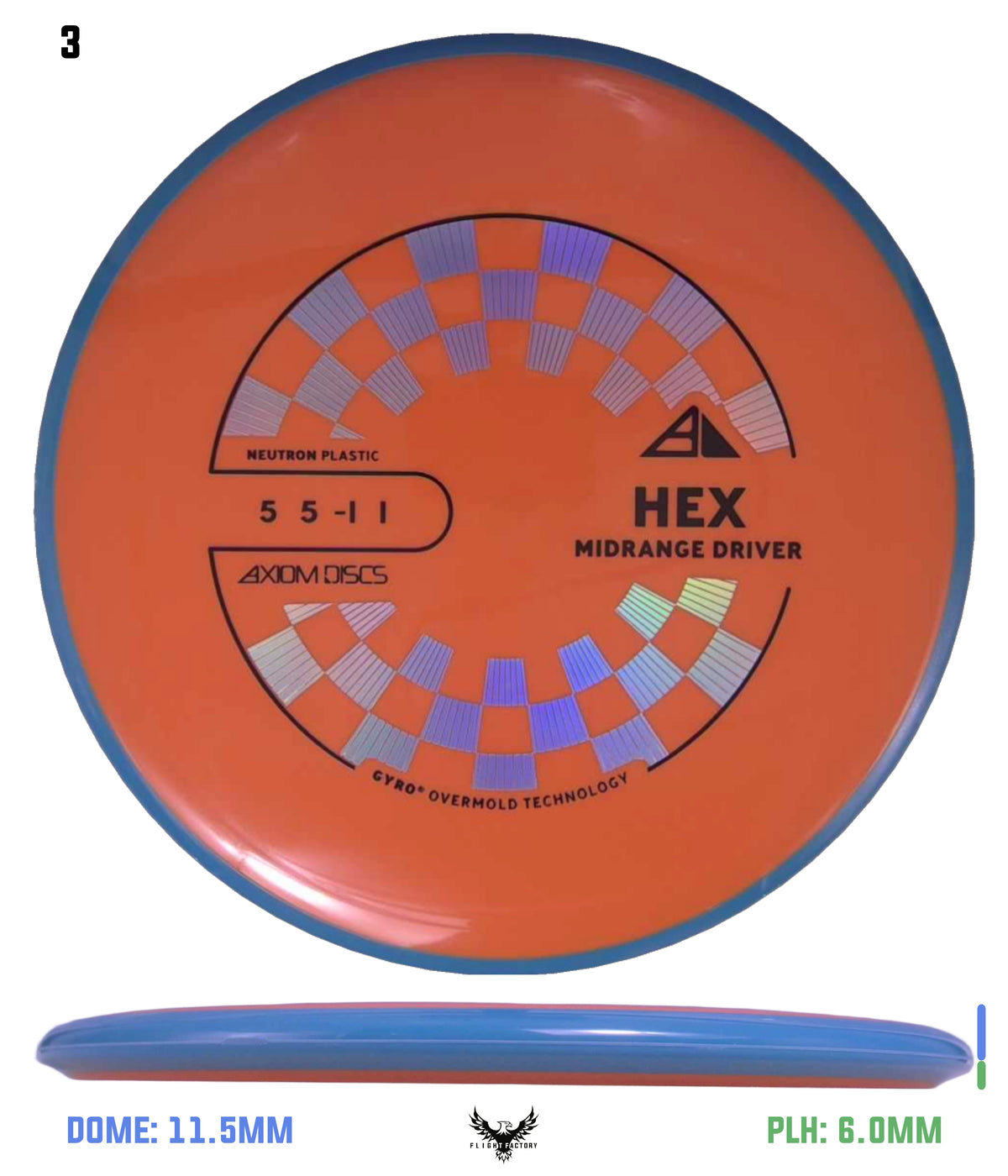 Axiom Neutron Hex - New Stock Stamp