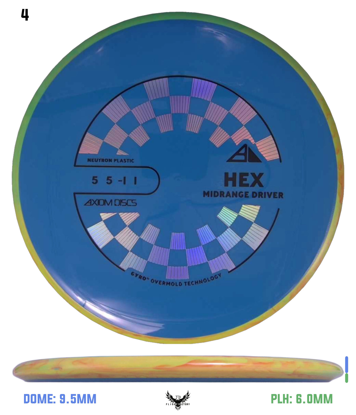 Axiom Neutron Hex - New Stock Stamp
