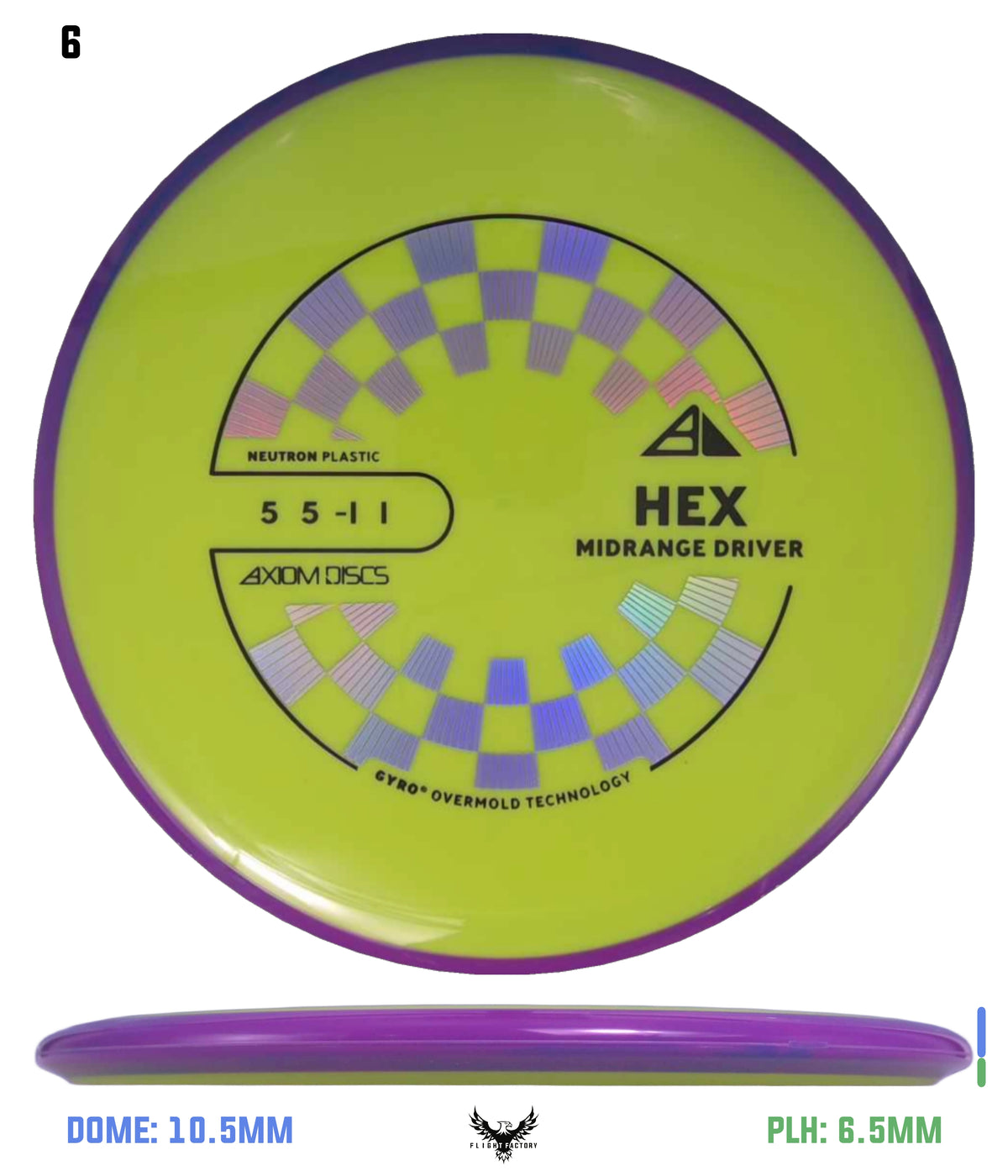 Axiom Neutron Hex - New Stock Stamp