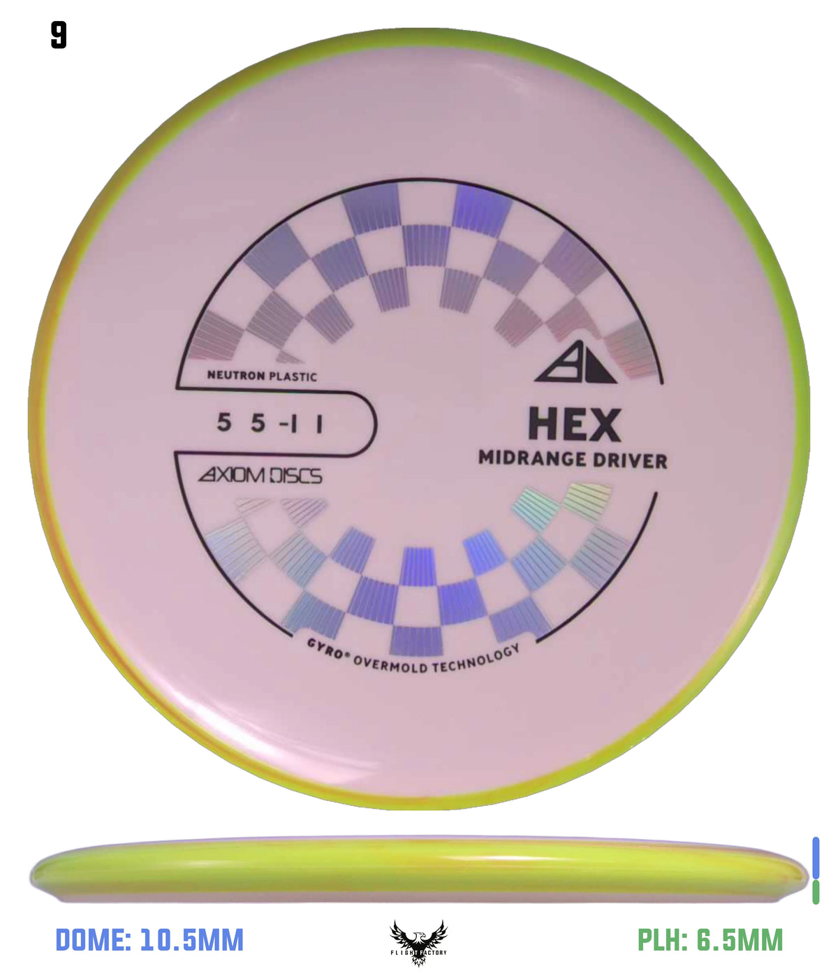 Axiom Neutron Hex - New Stock Stamp