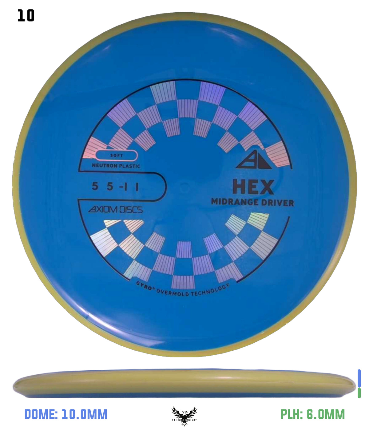 Axiom Neutron Soft Hex - New Stock Stamp