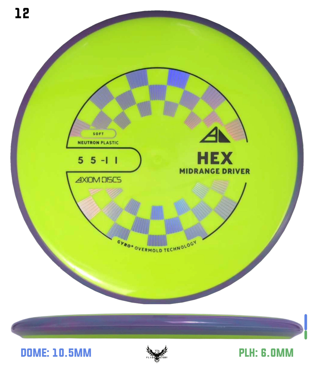 Axiom Neutron Soft Hex - New Stock Stamp