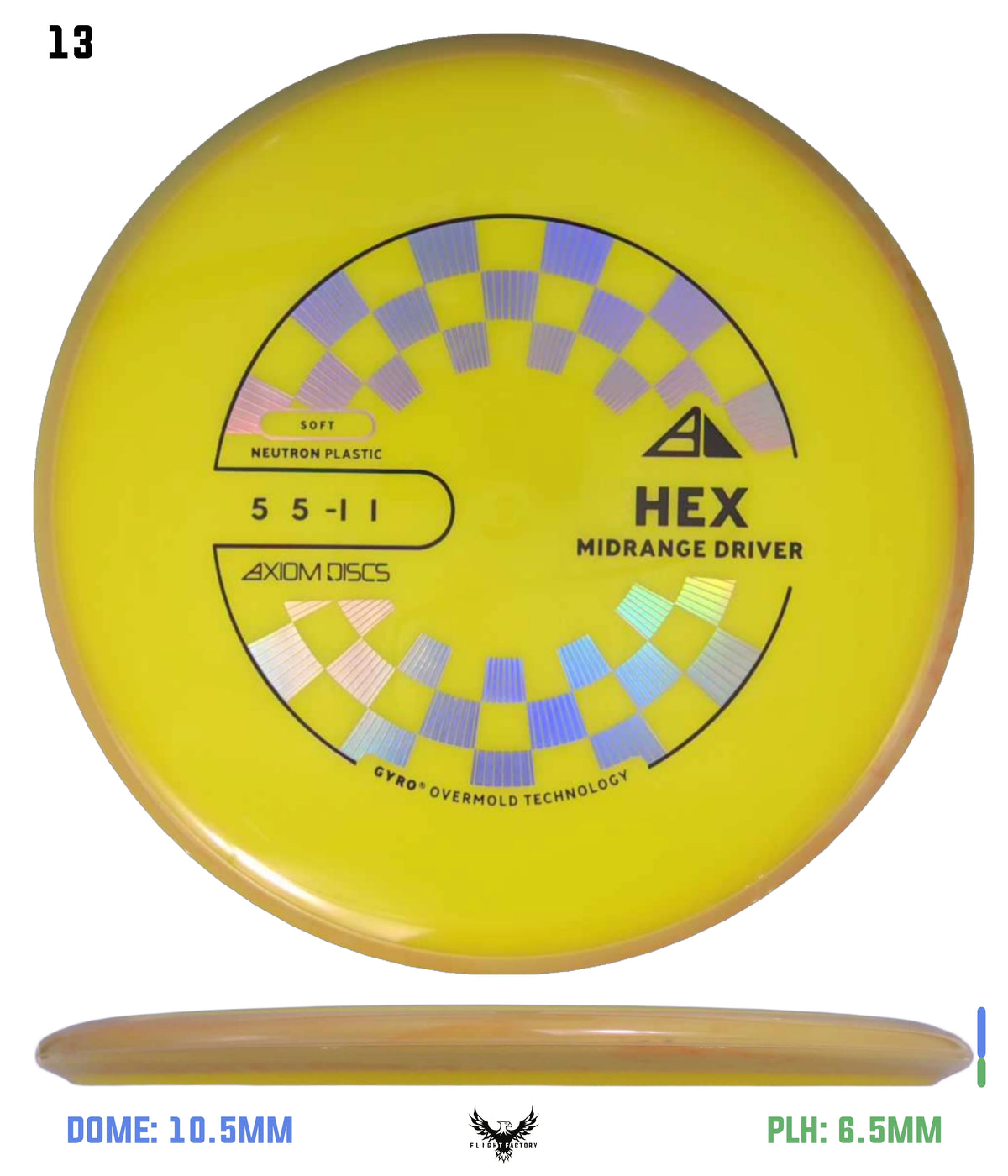 Axiom Neutron Soft Hex - New Stock Stamp
