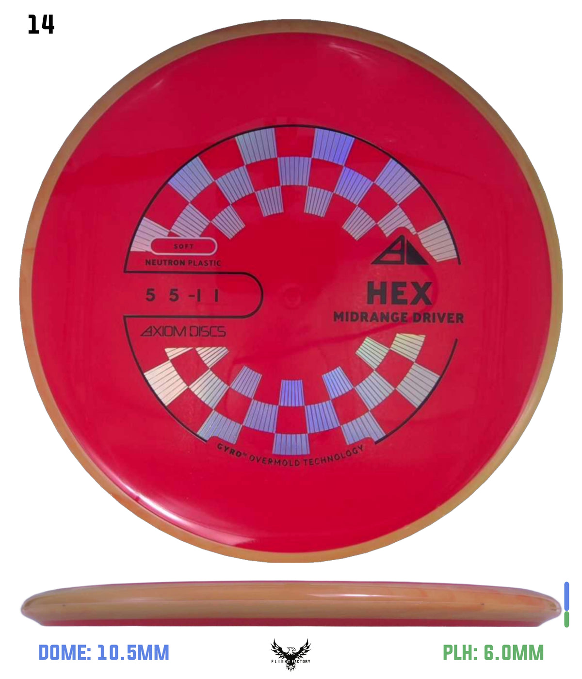 Axiom Neutron Soft Hex - New Stock Stamp